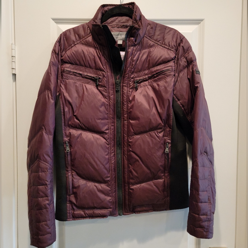 Michael Kors Mens Extra Small Jacket, Burgundy